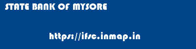STATE BANK OF MYSORE       ifsc code